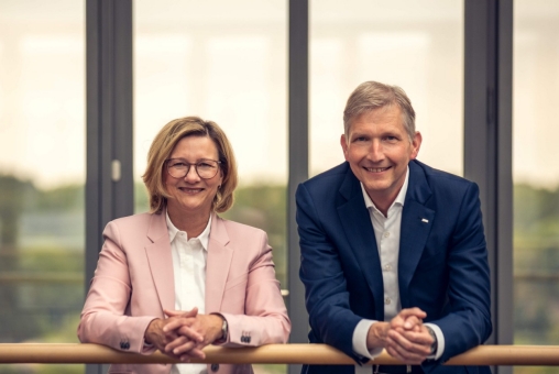 Vorstandsduo Dr. Wolfgang Matz und Stephanie Engelmann